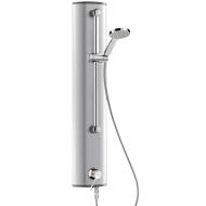 H9636BEL-Colonne de douche aluminium avec mitigeur séquentiel SECURITHERM