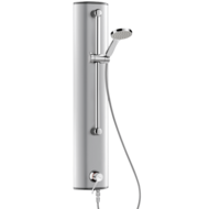 H9635BEL-Colonne de douche aluminium avec mitigeur séquentiel SECURITHERM