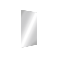 3452-Rechthoekige RVS spiegel, H. 500 mm